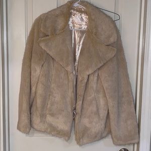 Faux fur jacket